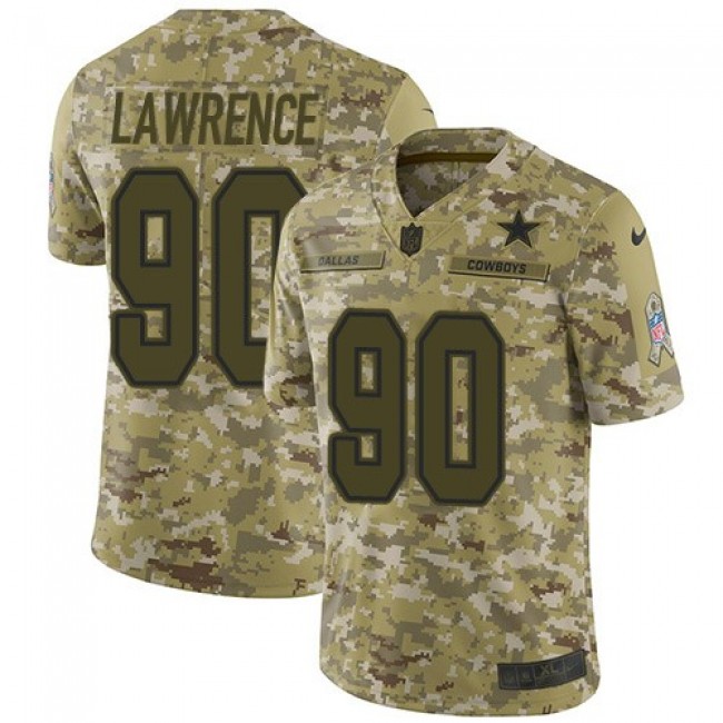 Nike Dallas Cowboys No94 Randy Gregory Camo Youth Stitched NFL Limited 2018 Salute to Service Jersey