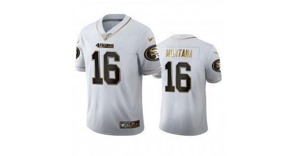 Nike 49ers #16 Joe Montana Gold Men's Stitched NFL Limited Inverted Legend  100th Season Jersey on sale,for Cheap,wholesale from China